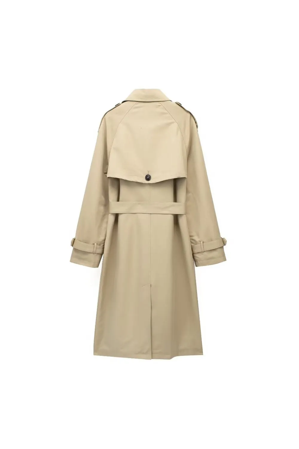 ‘ Aaron’ Collared Long Sleeve Trench Coat