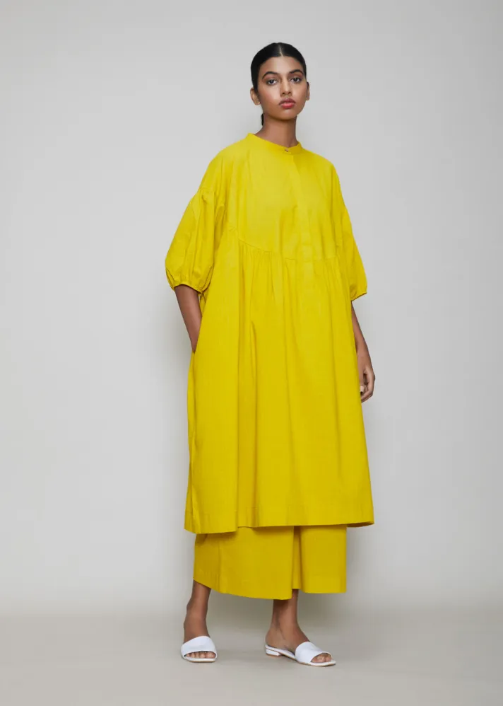 Acra Tunic Dress Yellow