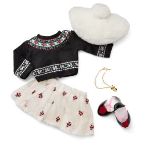 American Girl® x Janie and Jack Rose Fair Isle Sweater & Skirt Outfit for 18-inch Dolls