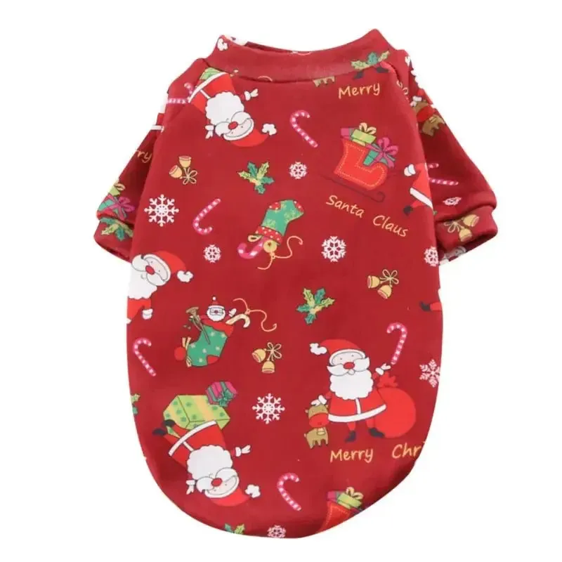 AnniePaw Christmas Dog Sweater - Soft Velvet for Small to Medium Pets