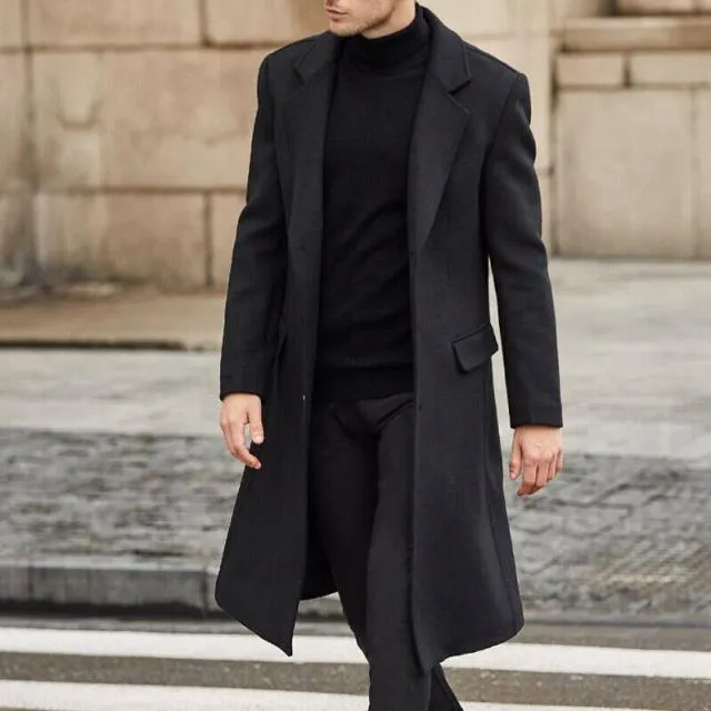 Antonios Extra Long Coat Men