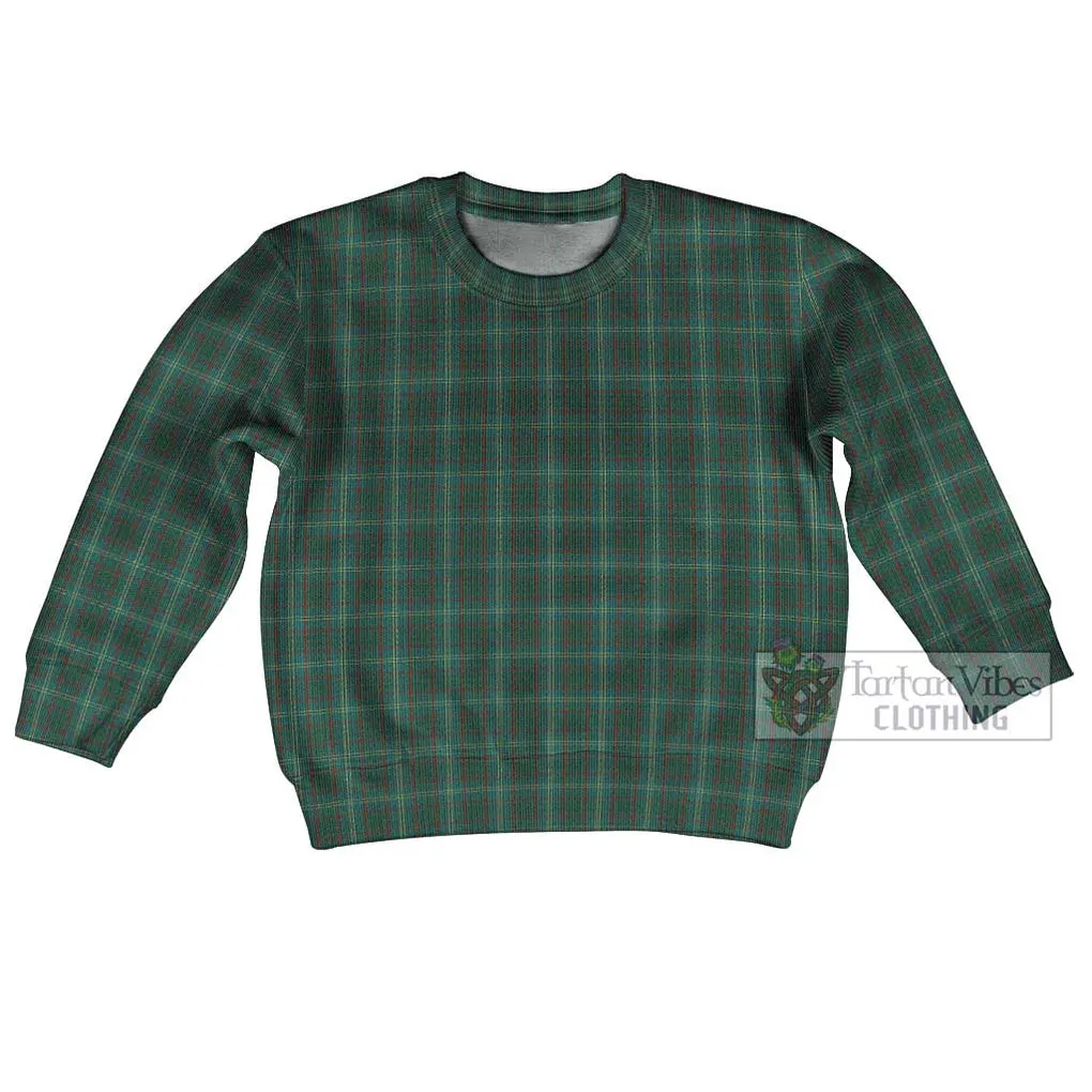 Armagh County Ireland Tartan Kid Ugly Sweater