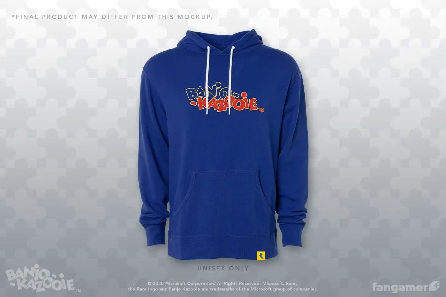 Banjo-Kazooie Puffy-Print Pullover Hoodie