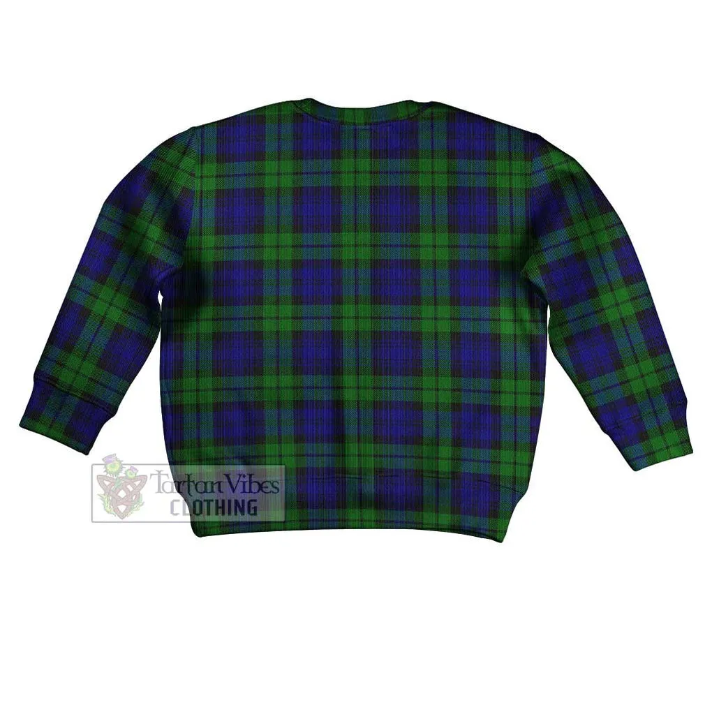 Bannatyne Tartan Kid Ugly Sweater with Family Crest