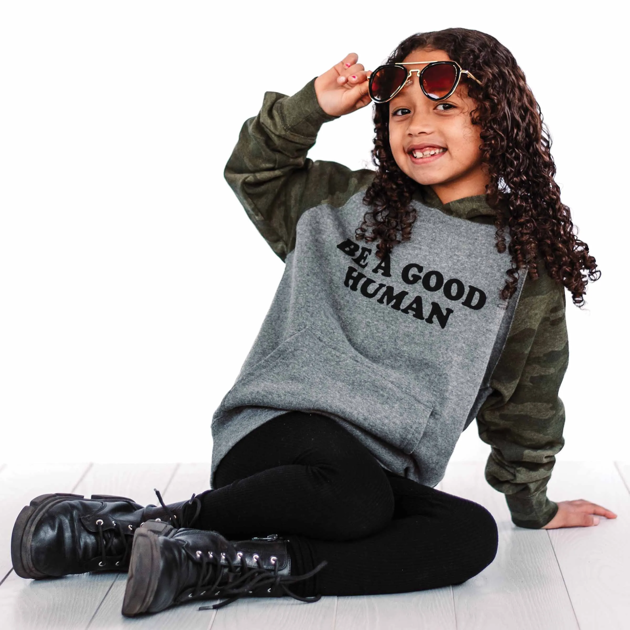 Be a Good Human Pullover Hoodie