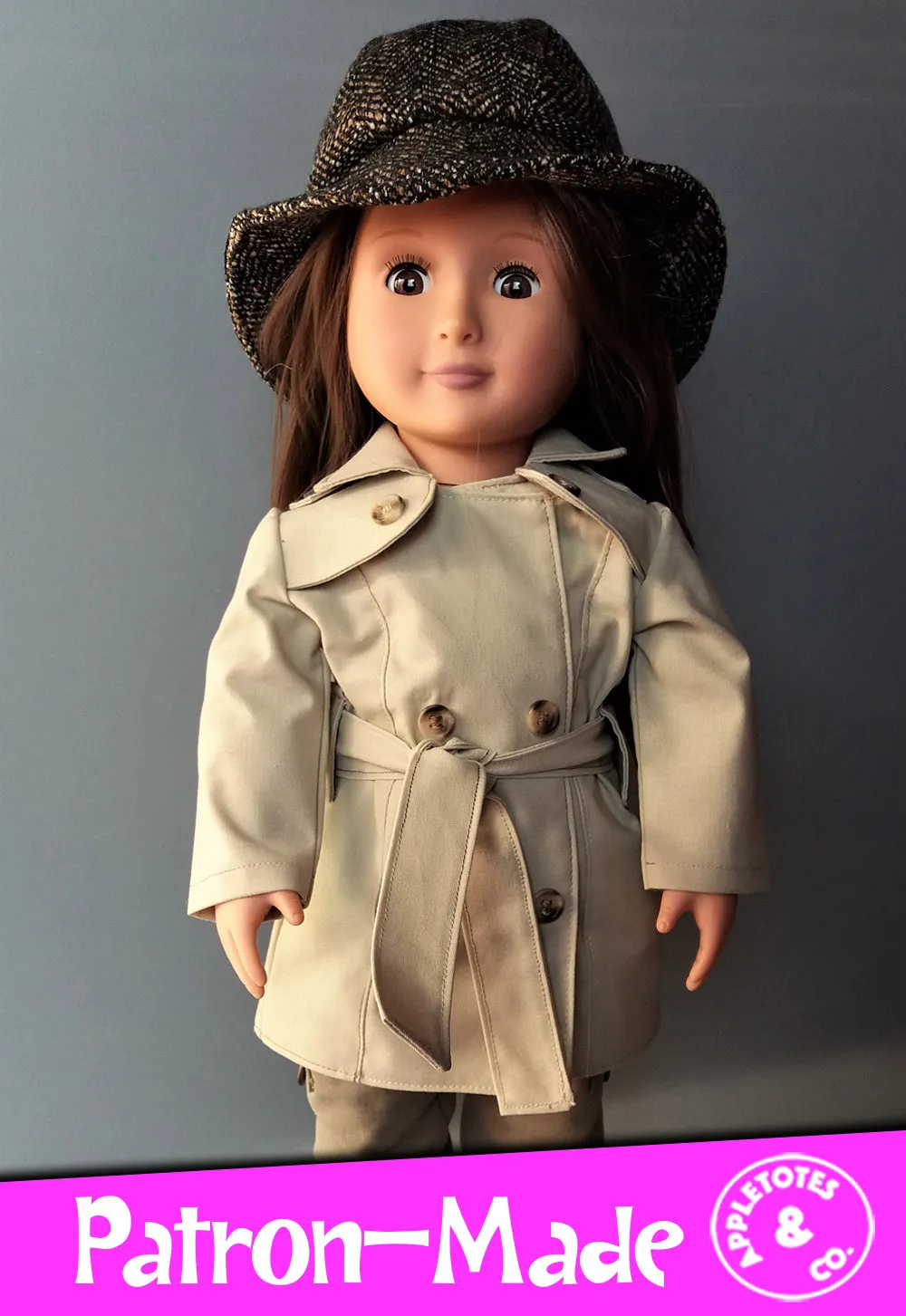 Berkshire Coat Sewing Pattern 18 Inch Dolls