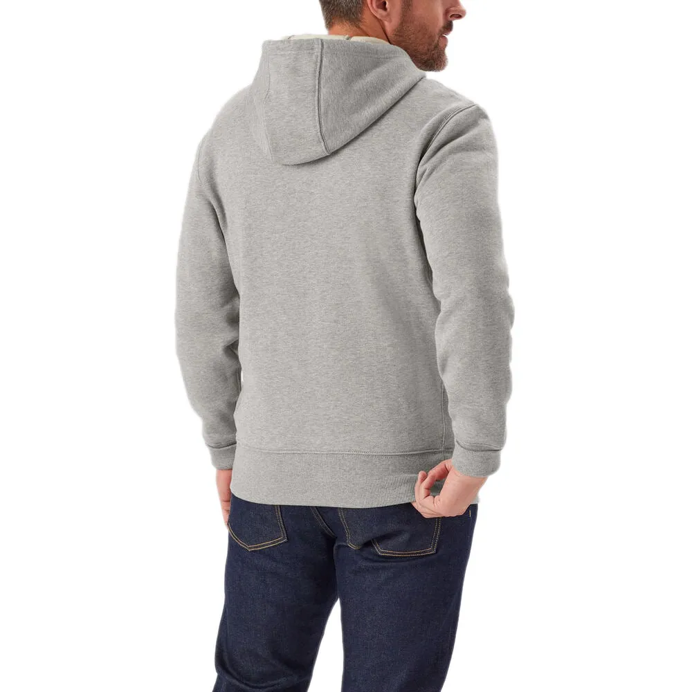 Best Made Men's Grey heather Sweat Fleece Pullover Hoodie