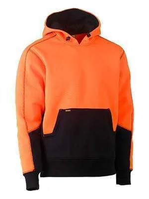 Bisley Workwear Hi Vis Fleece Hoodie Pullover BK6619