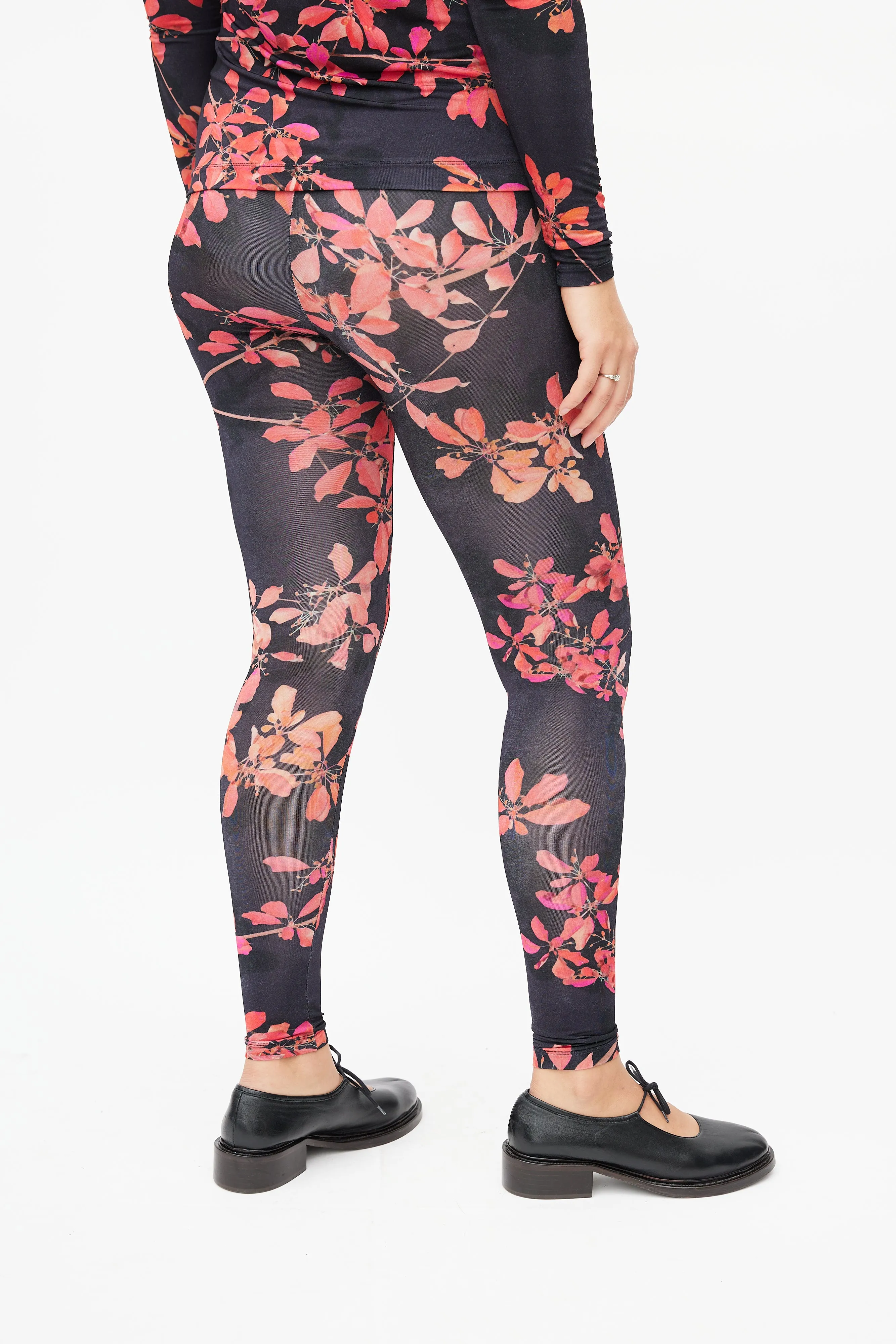 Black & Red Floral Co-Ord Set