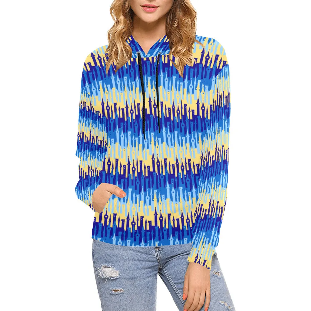 Blue Castles Hoodie for Women