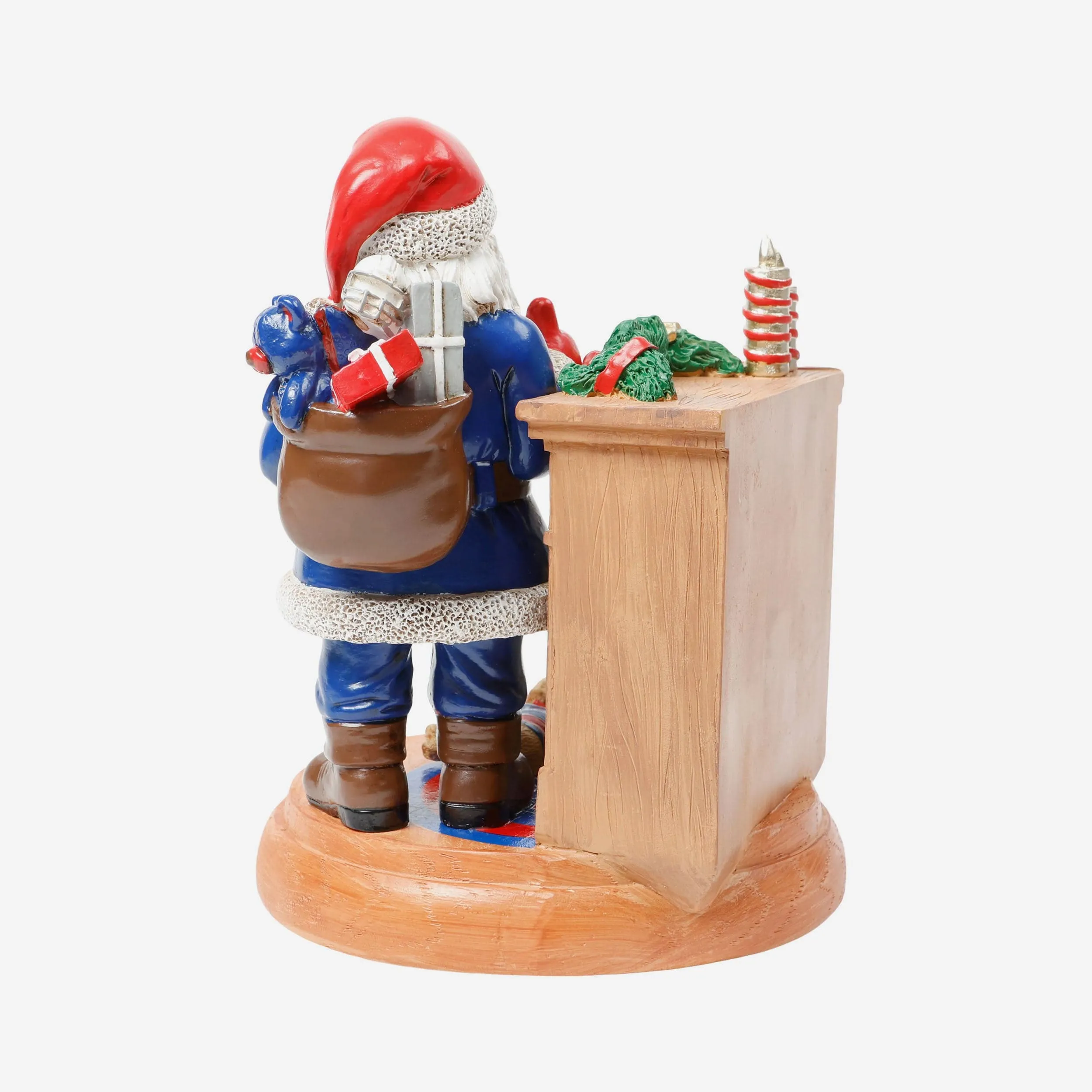 Buffalo Bills Santa Fireplace Figurine