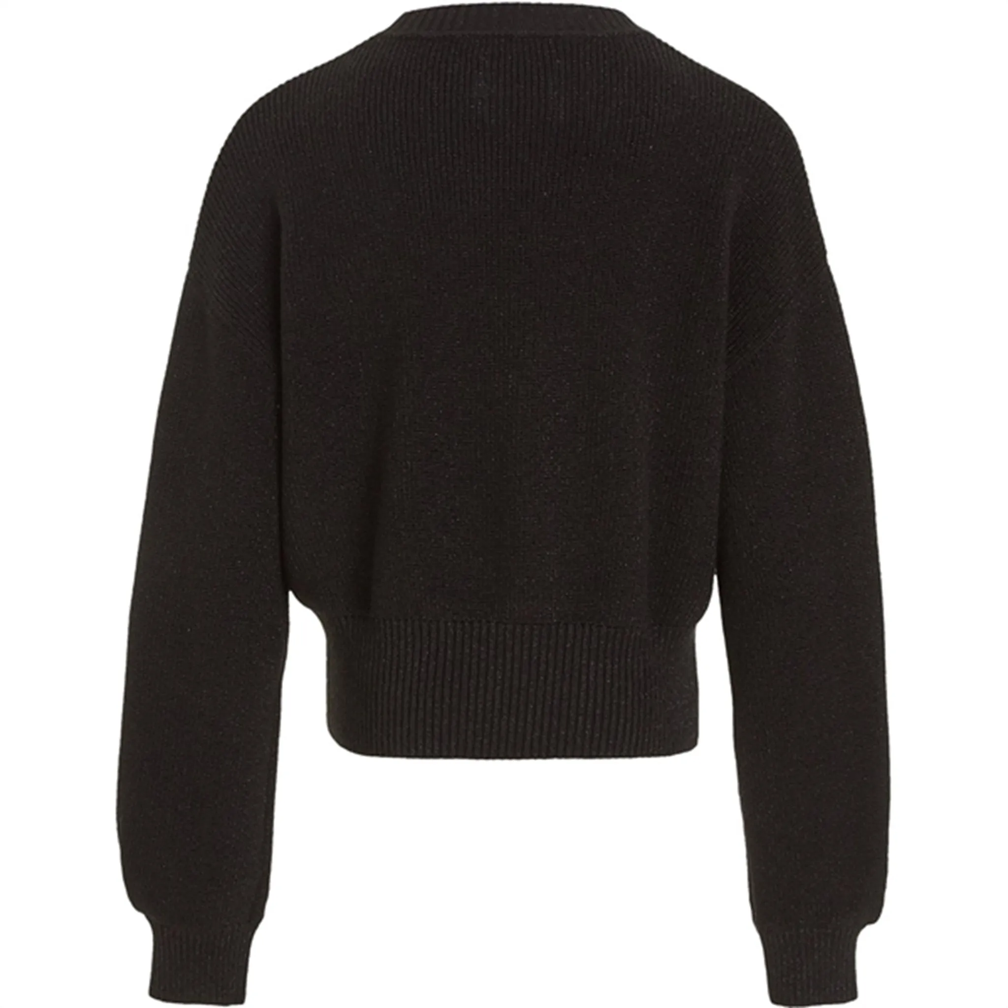 Calvin Klein Festive Lurex Knit Sweater Ck Black