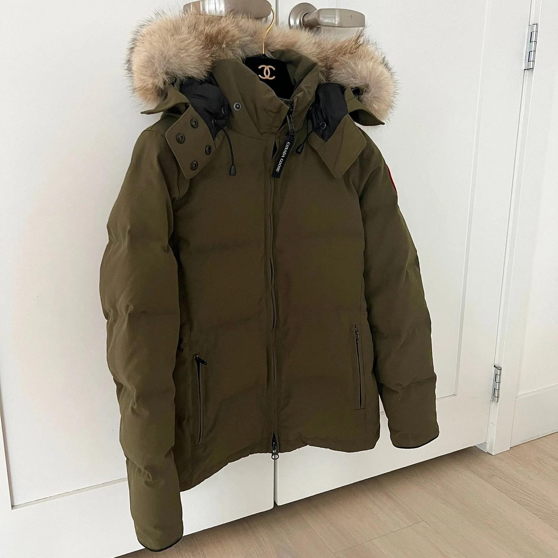 Canada Goose 3804L Chelsea Parka Heritage Military Green Size XS