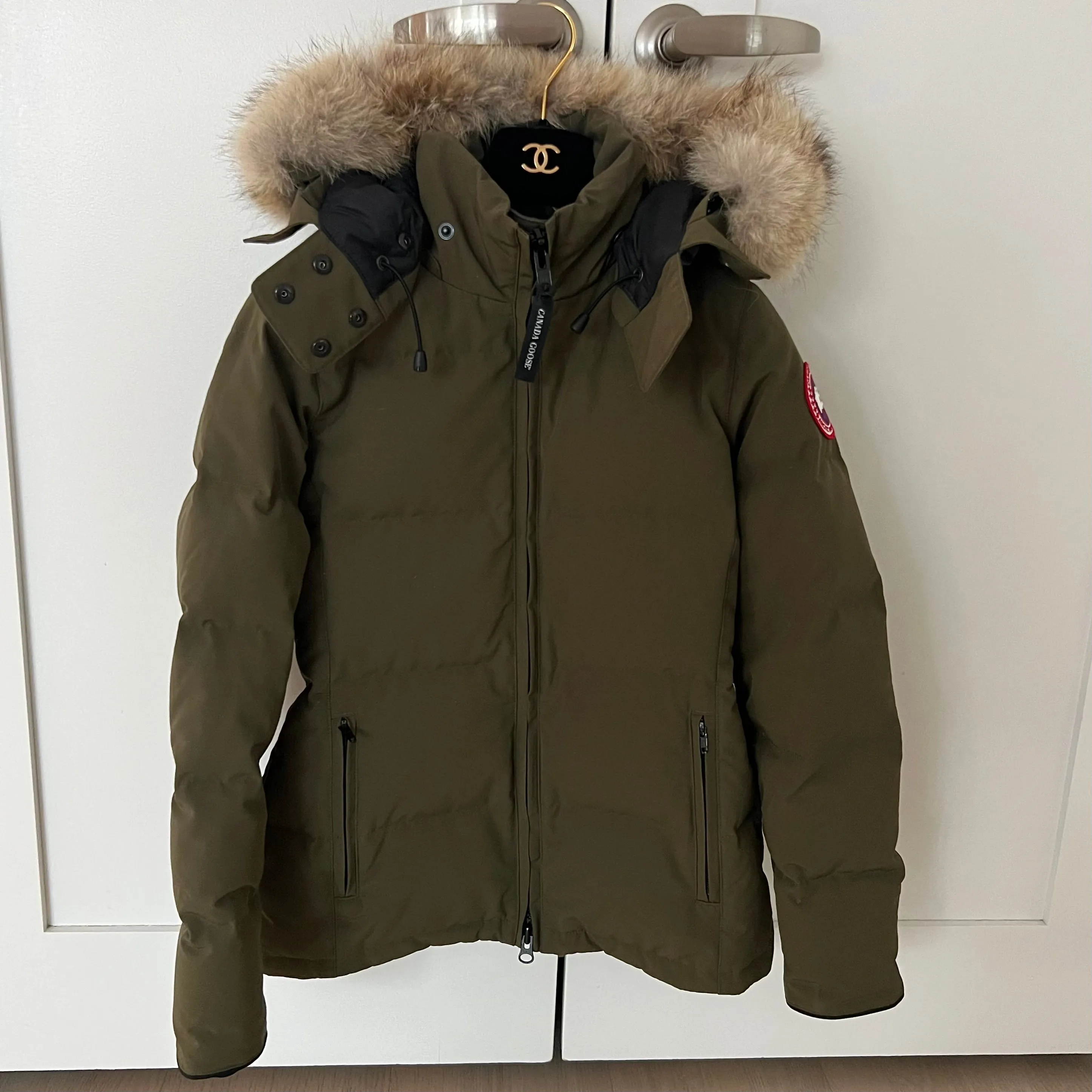 Canada Goose 3804L Chelsea Parka Heritage Military Green Size XS