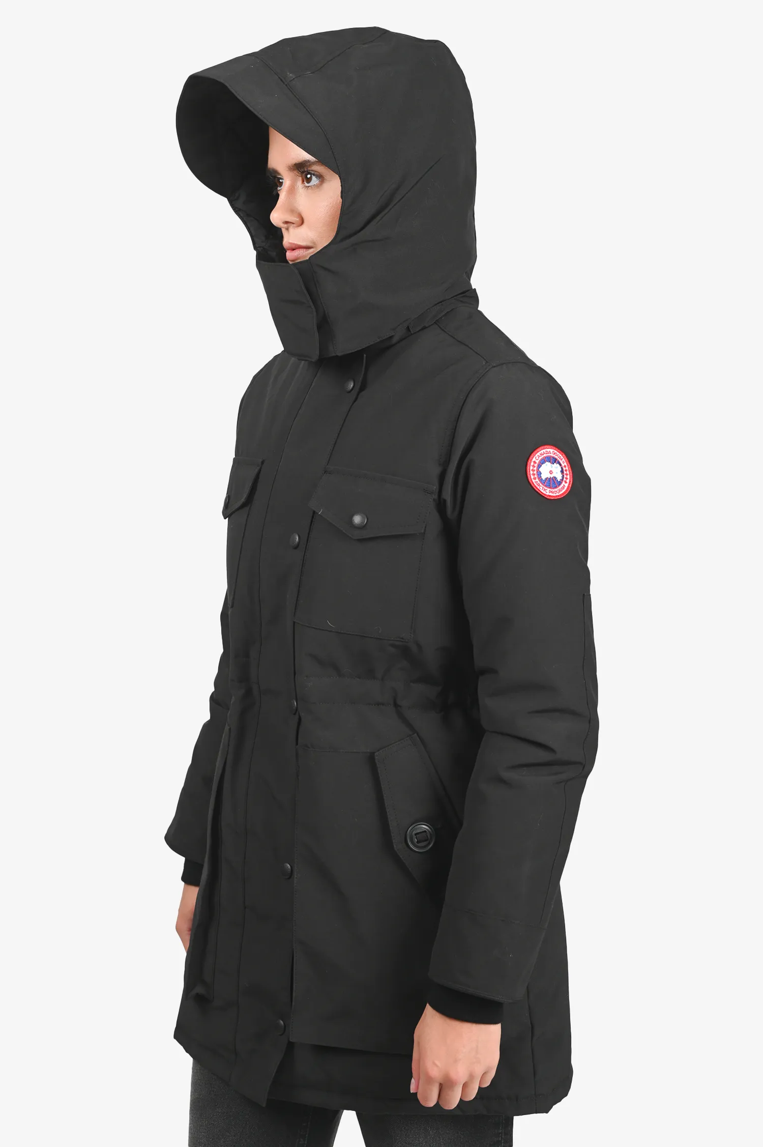 Canada Goose Black 'Gabriola' Hooded Parka Size XS