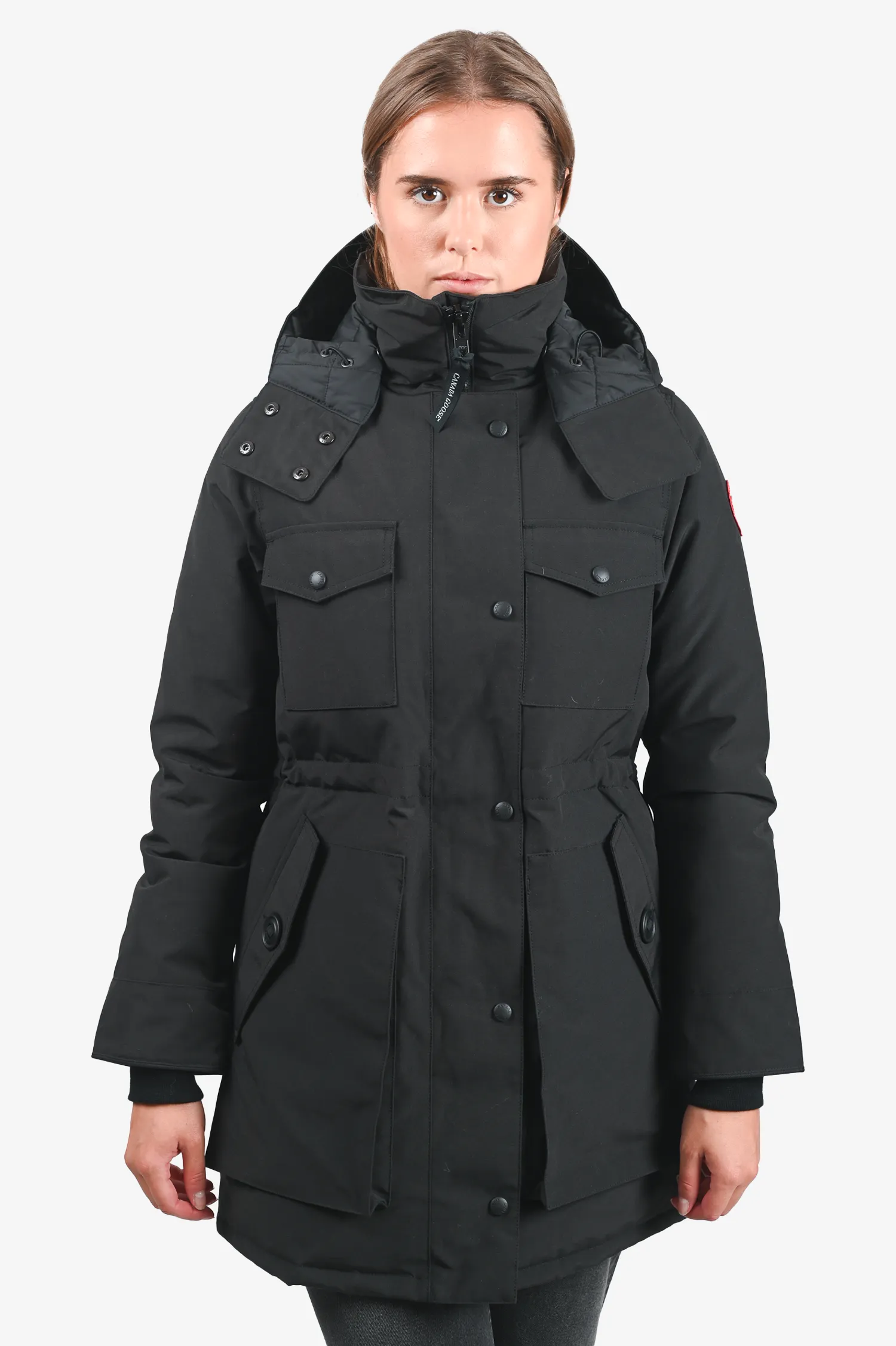 Canada Goose Black 'Gabriola' Hooded Parka Size XS