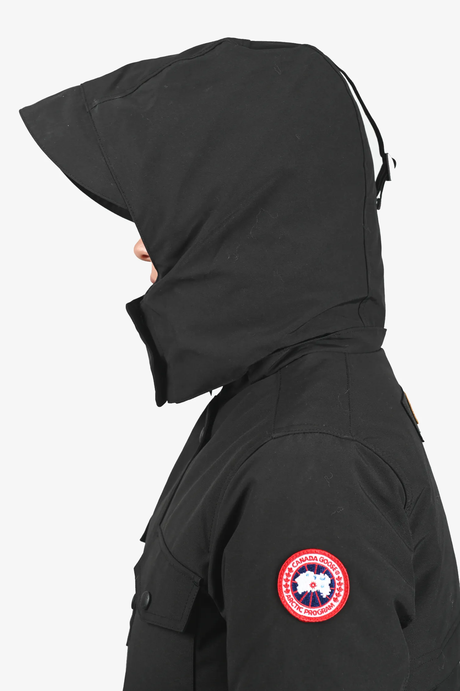 Canada Goose Black 'Gabriola' Hooded Parka Size XS