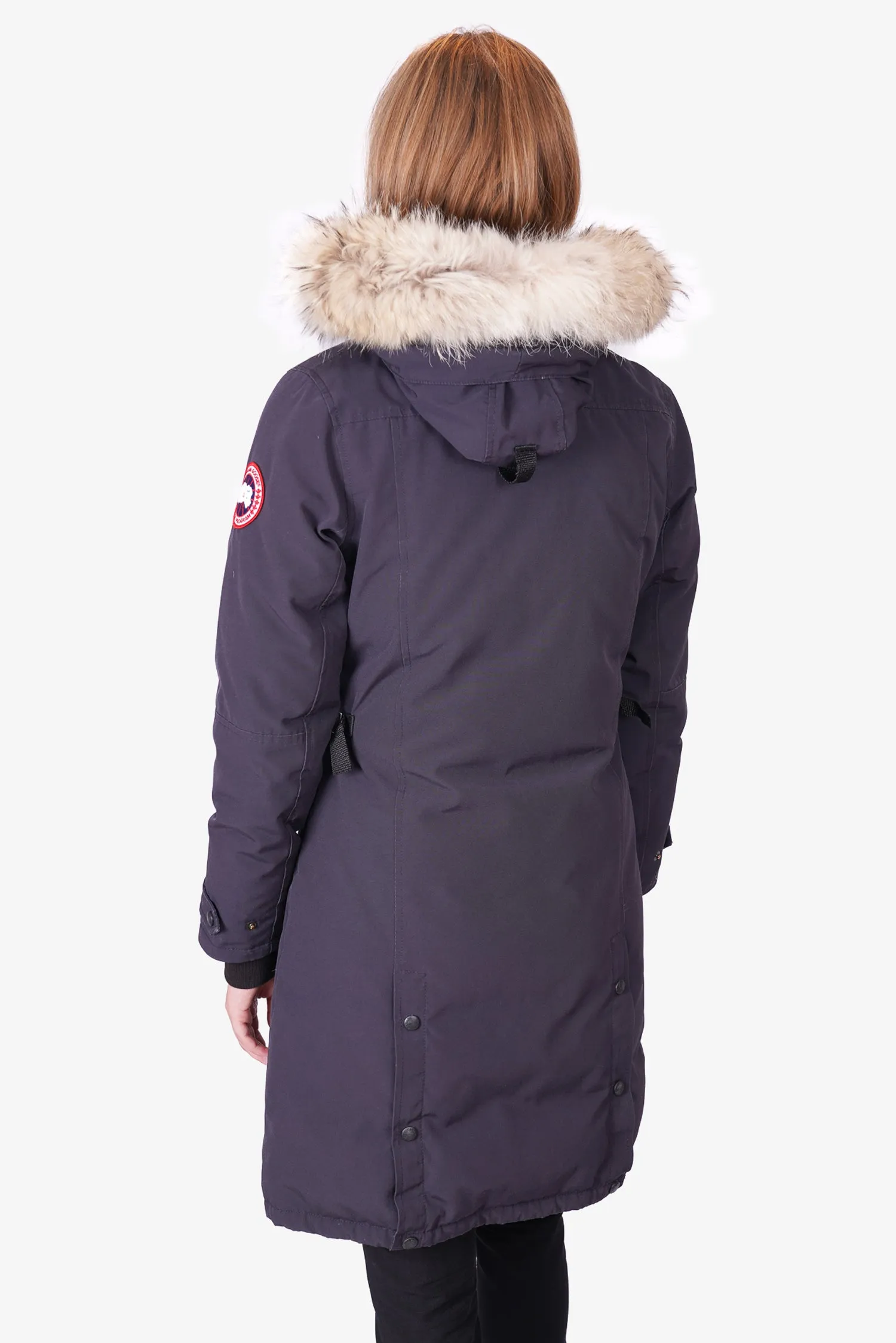 Canada Goose Black Shelburne Parka w/ Fur Hood Size S