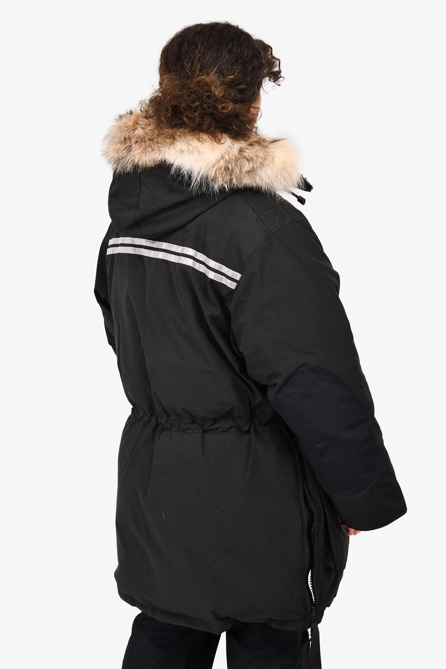 Canada Goose Black Snow Mantra Fur Hooded Down Parka Size M