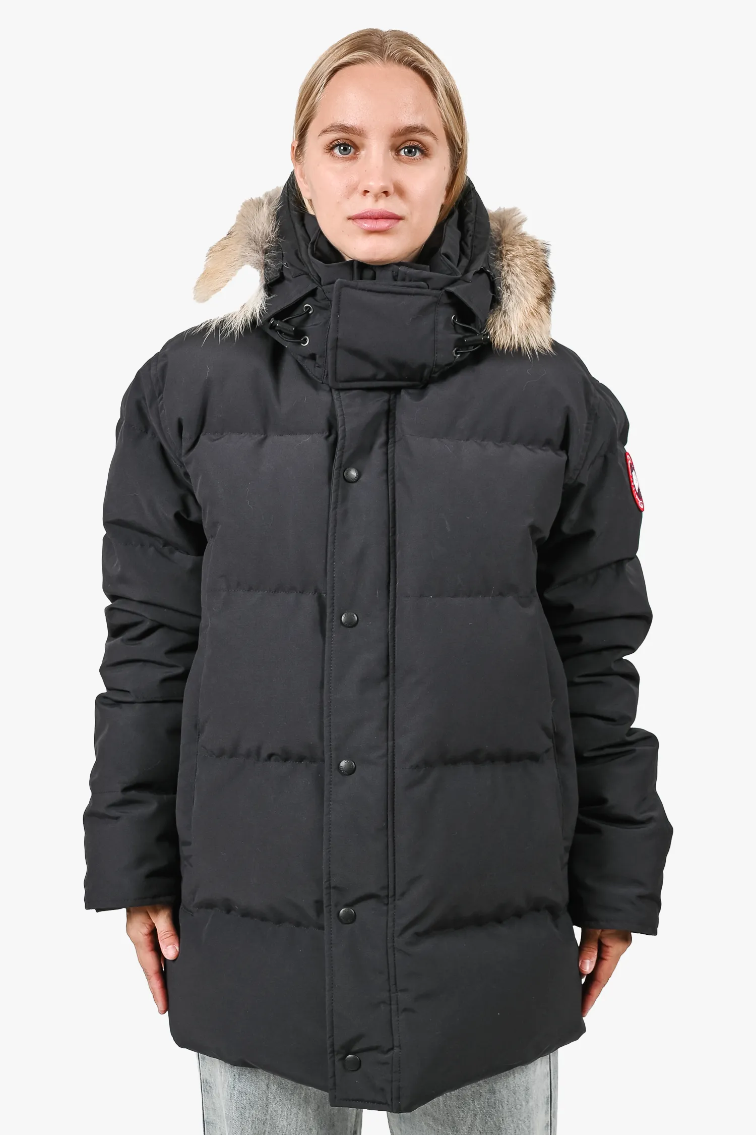 Canada Goose Black 'Wyndham' Parka Size sz 2XL