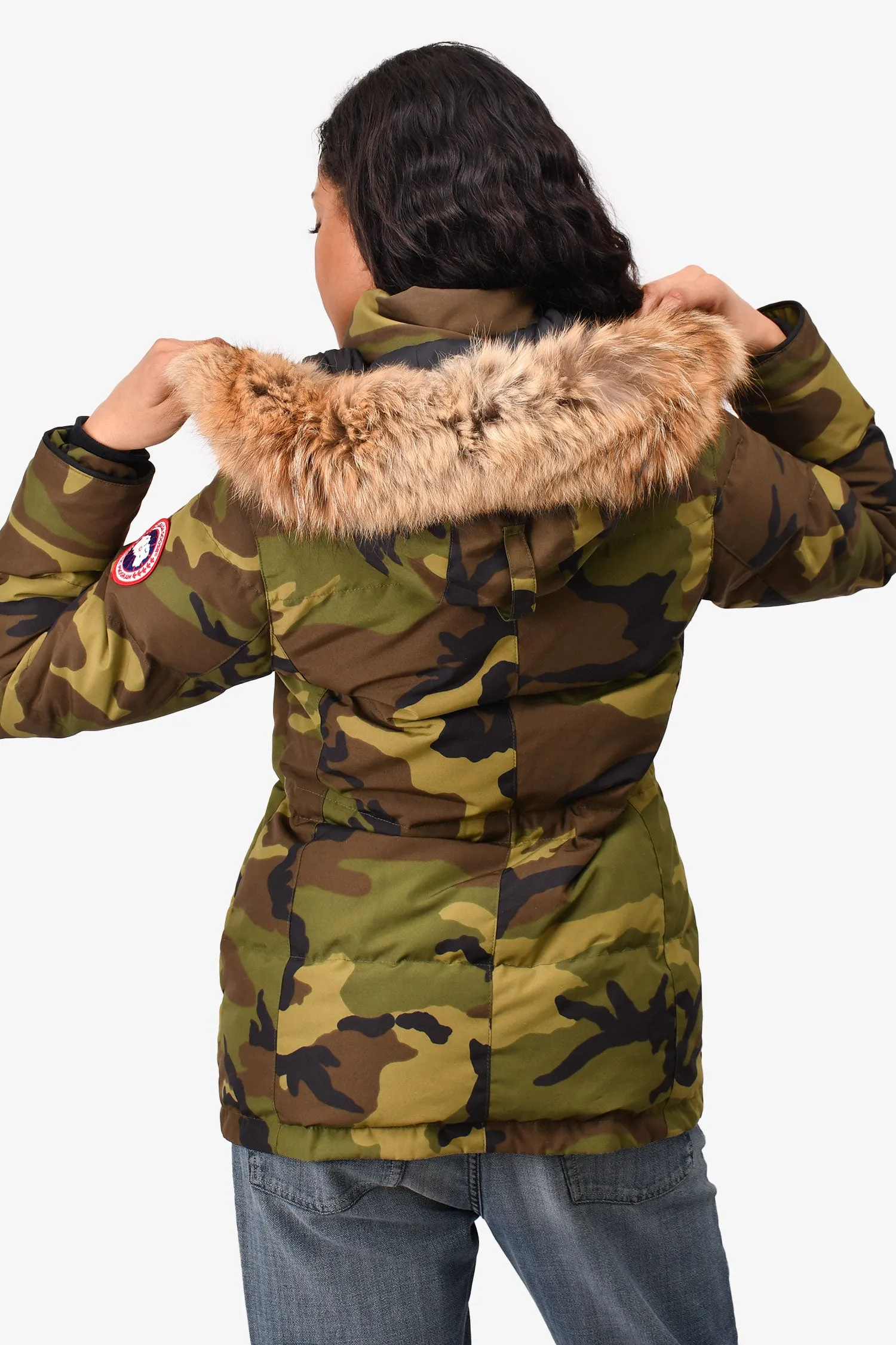 Canada Goose Green Camouflage Chelsea Down Parka Jacket Size M