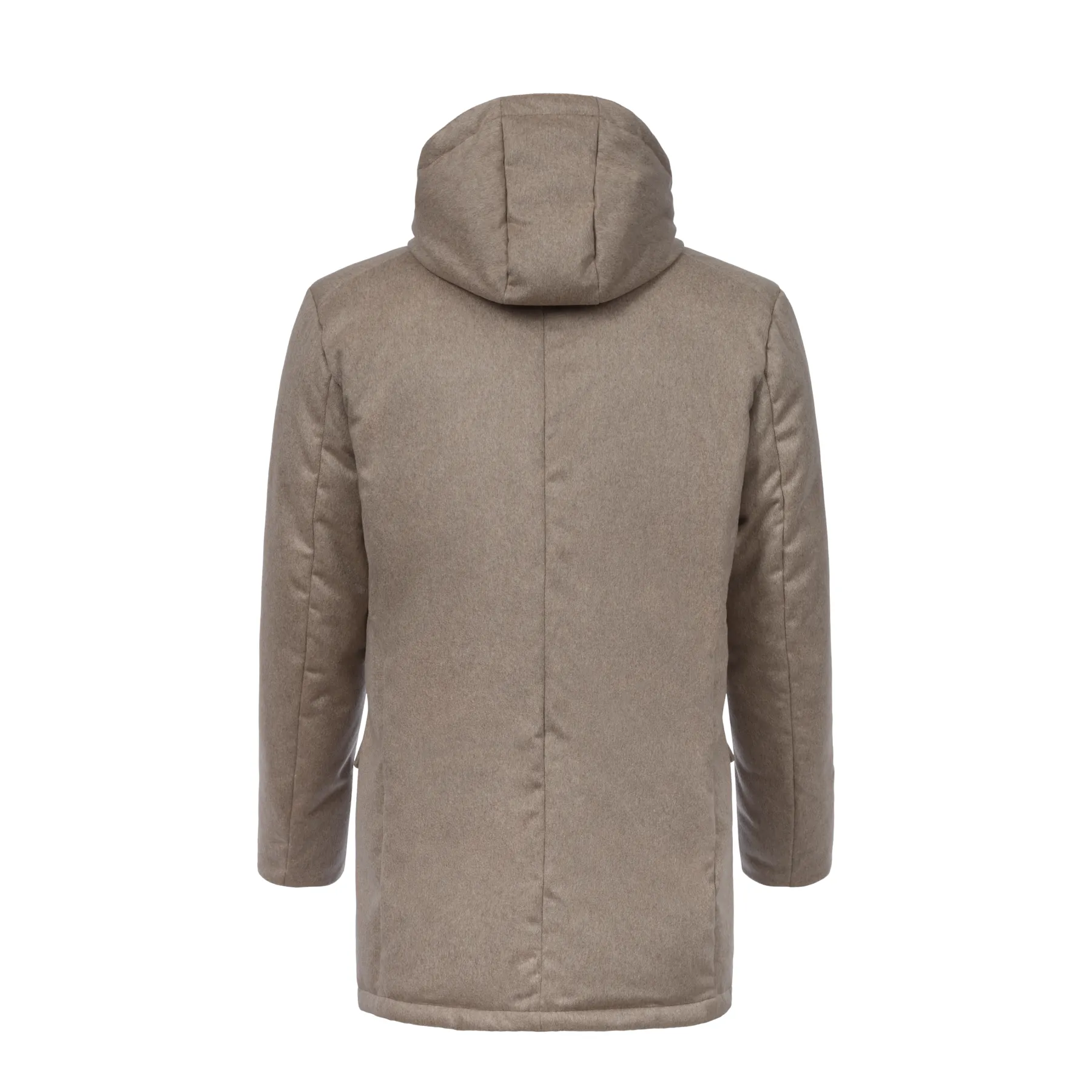 Cashmere Hooded Down Parka