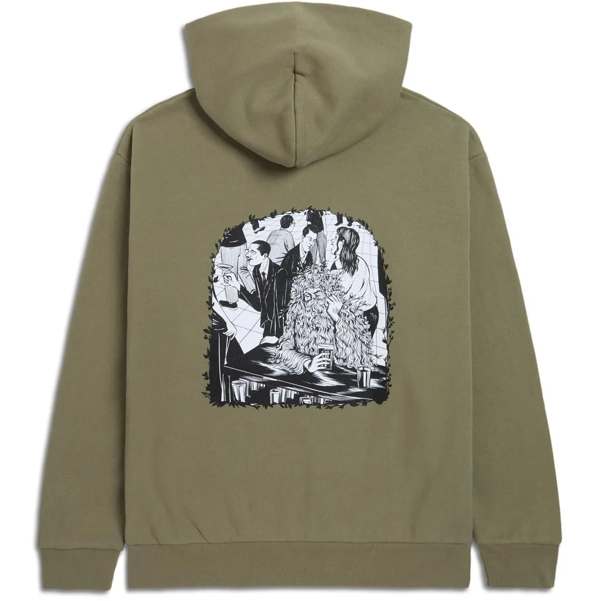 CCS Social Camouflage Bar Hoodie - Olive