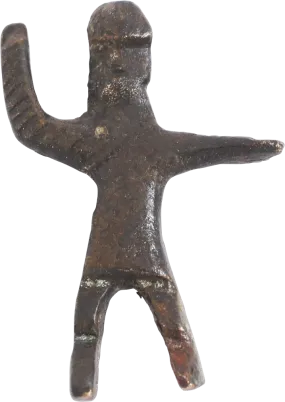 CELTIC BRONZE WARRIOR FIGURE