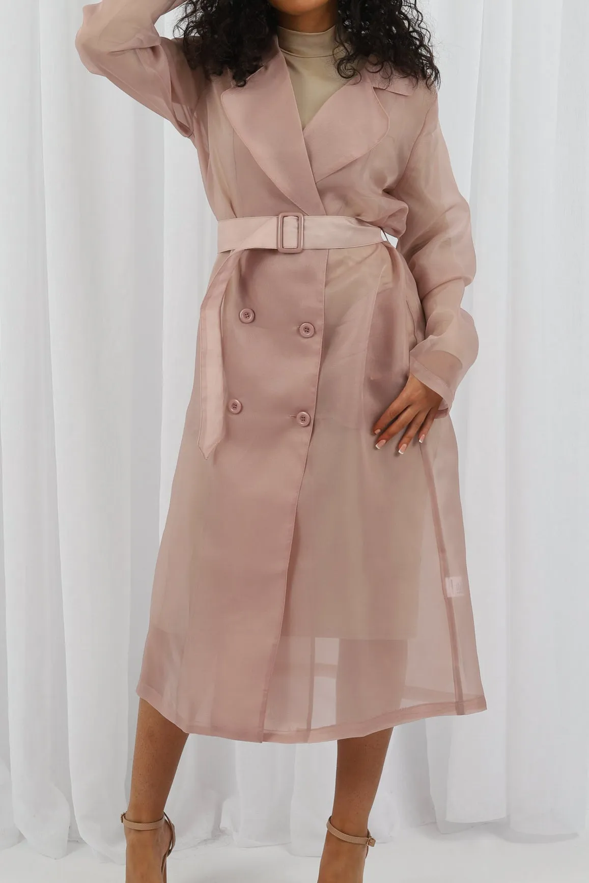 Charmaine Sheer Trench