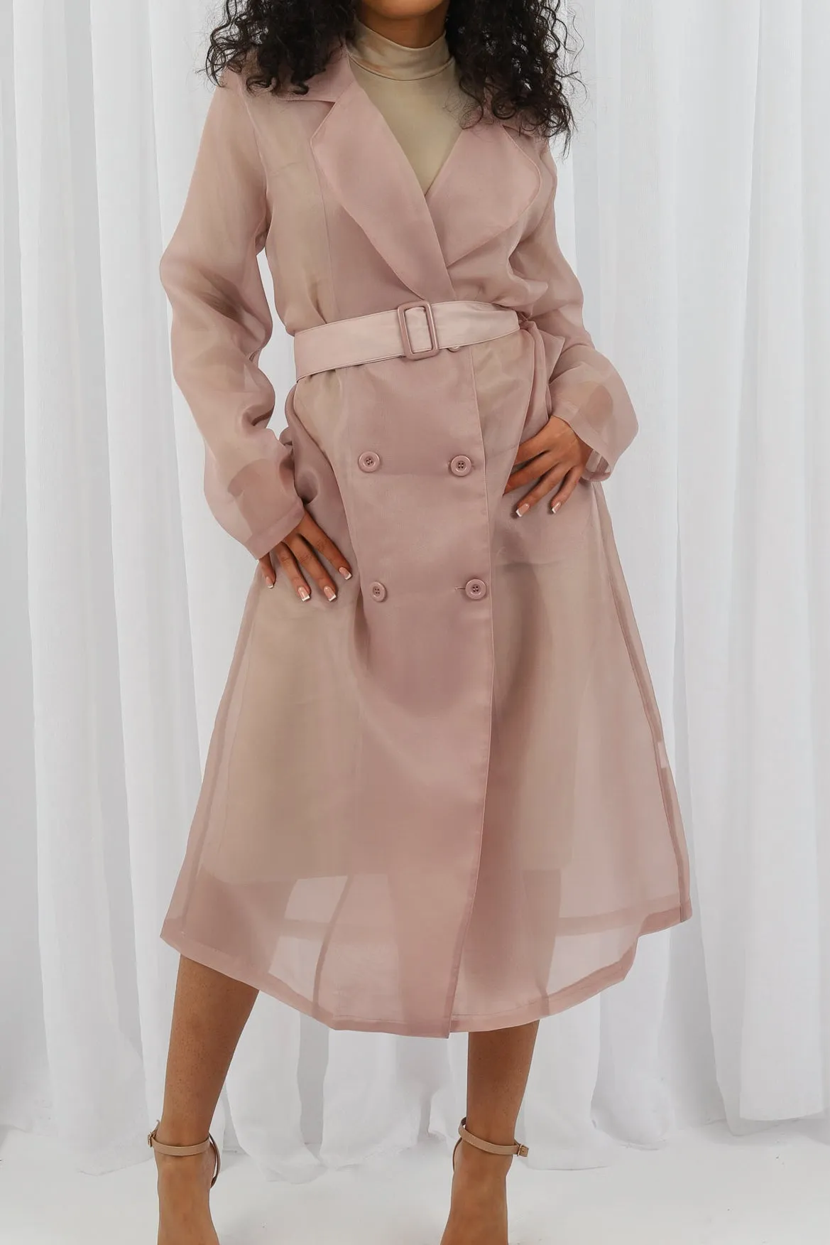 Charmaine Sheer Trench