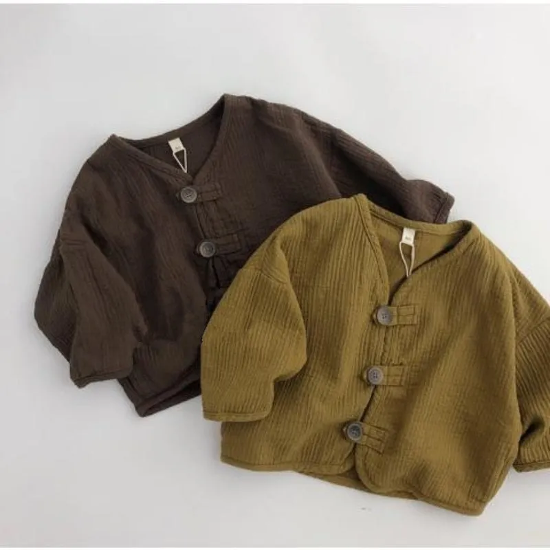 Children's Retro Hemp Jacket