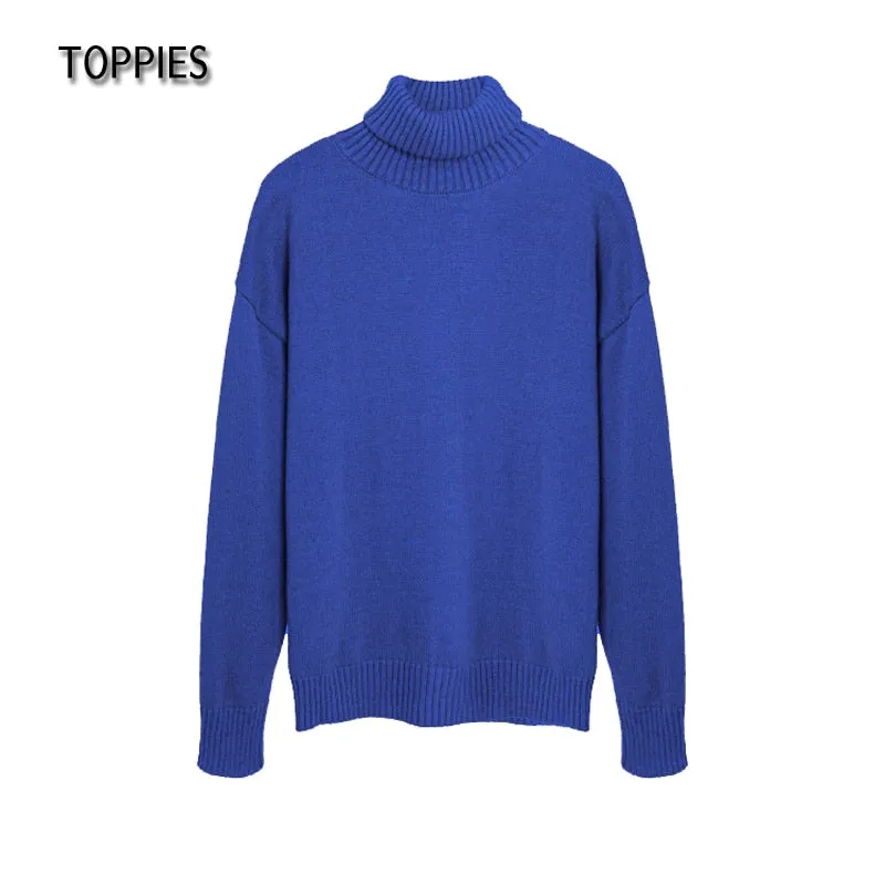 Christmas Gift Toppies 2022 Autumn Winter women fashion Sweater 15% wool Green turtleneck sweater Knitted Tops Korean Winter Clothes