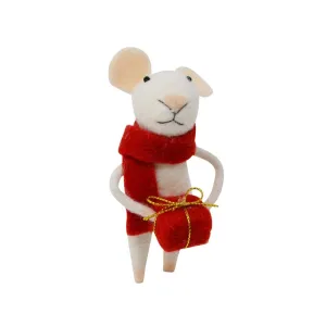 Christmas - Mouse w/ Red Gift