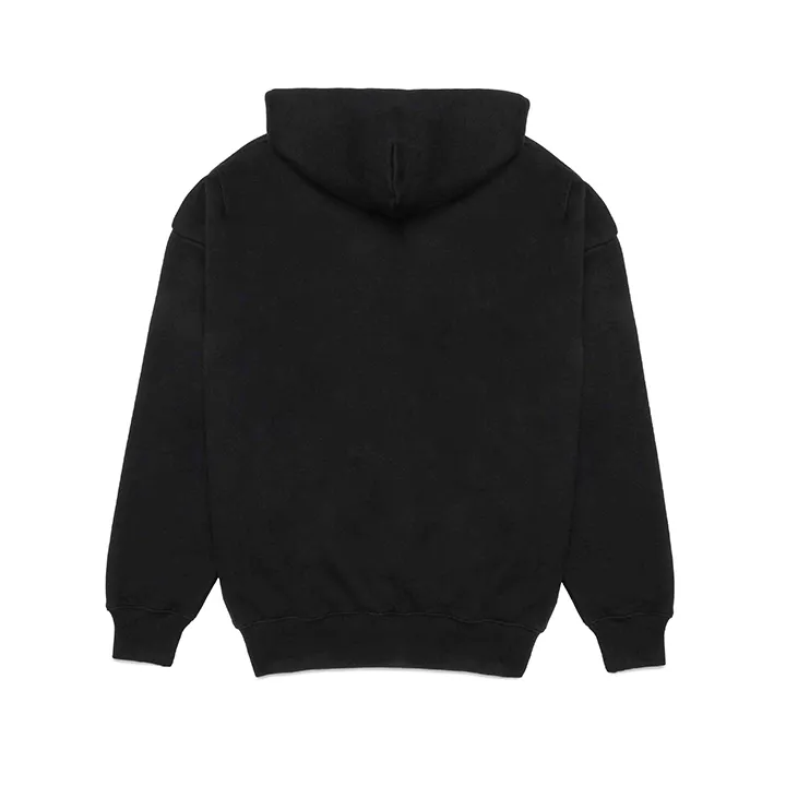 Circle Wordmark Beauty Hoody (Black) - PP401HBBW124