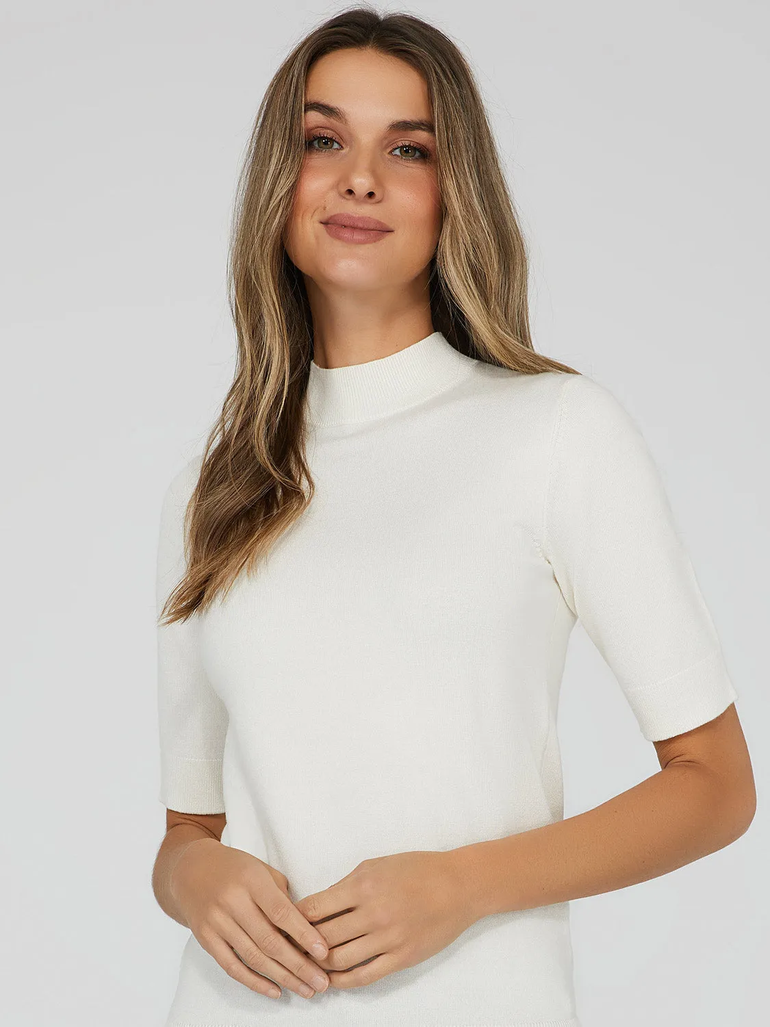 Classic Mock Neck Sweater