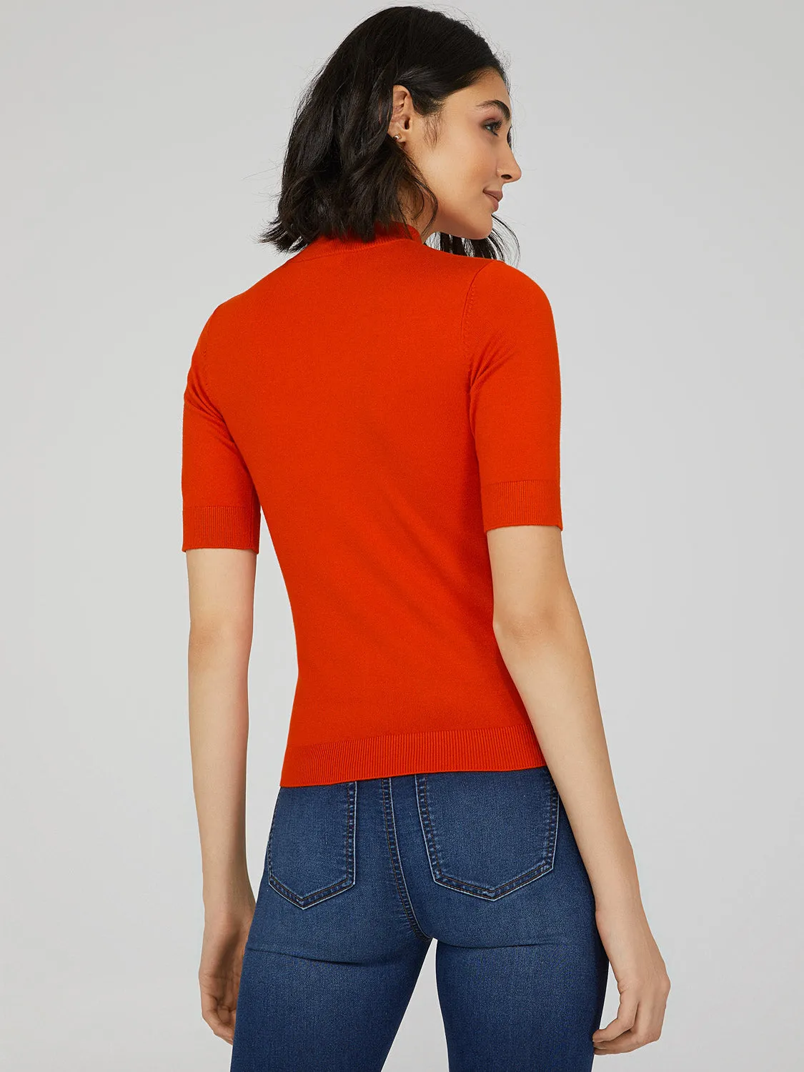 Classic Mock Neck Sweater