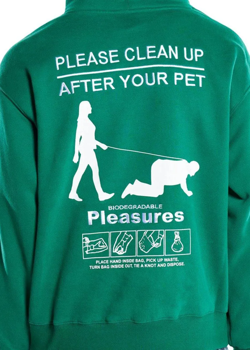 clean up hoodie - Green