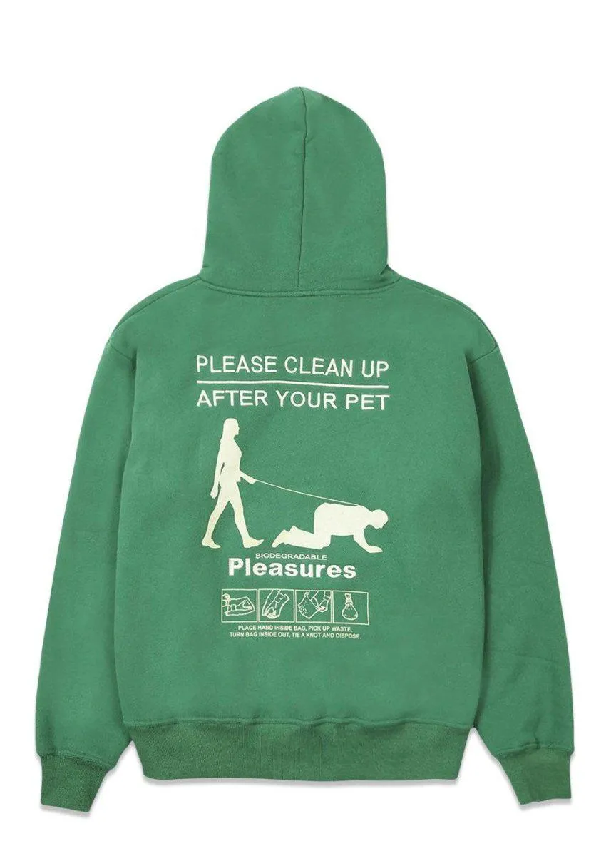 clean up hoodie - Green