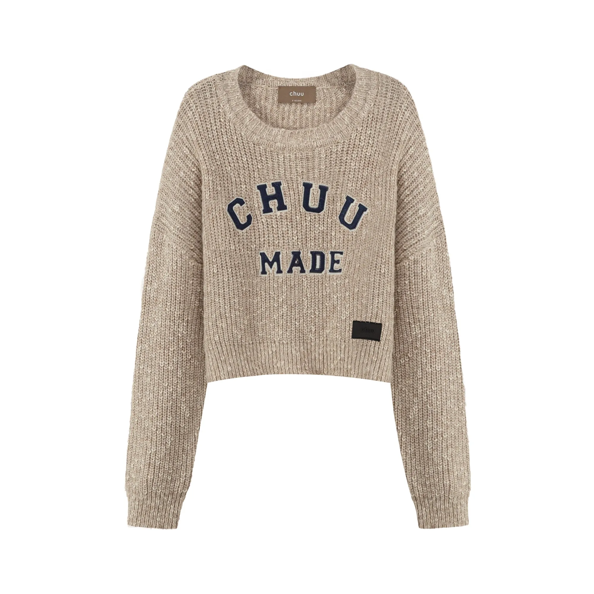 Crazy Chill Ribbed Loose Crop Knit Sweater