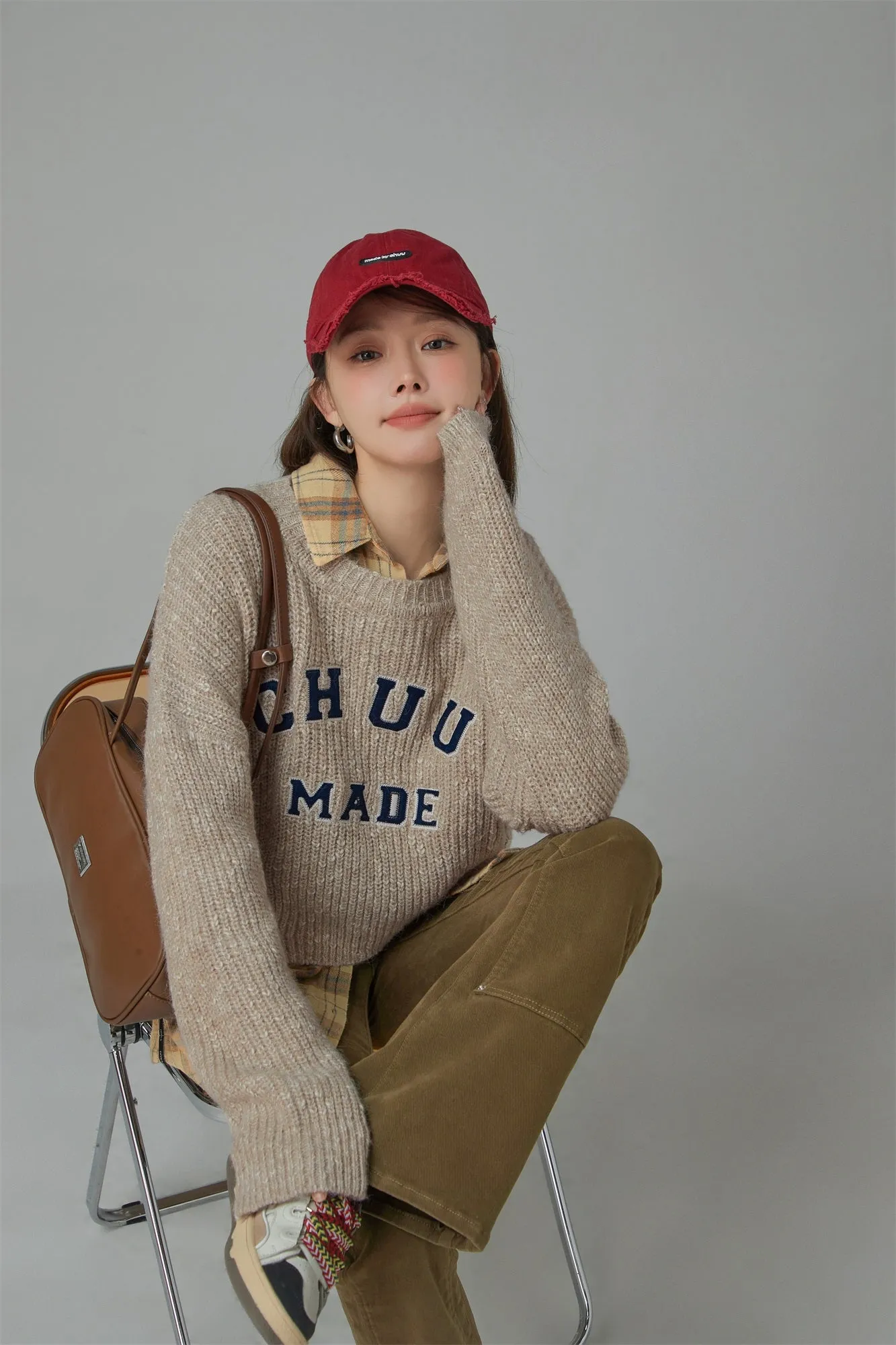 Crazy Chill Ribbed Loose Crop Knit Sweater