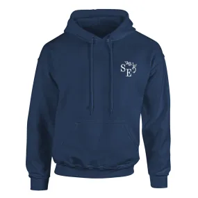 Custom Monogrammed Navy Hoodie Sweatshirt