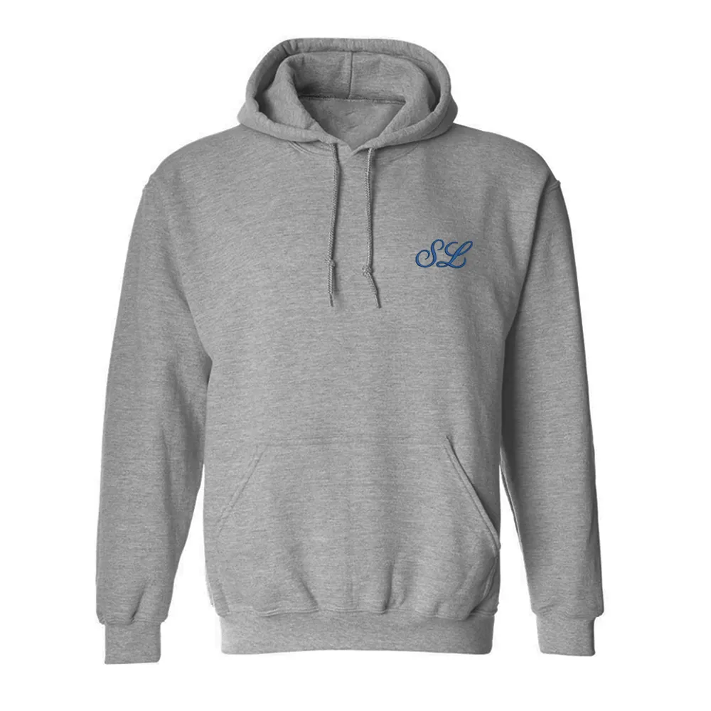 Custom Monogrammed Sport Grey Hoodie Sweatshirt