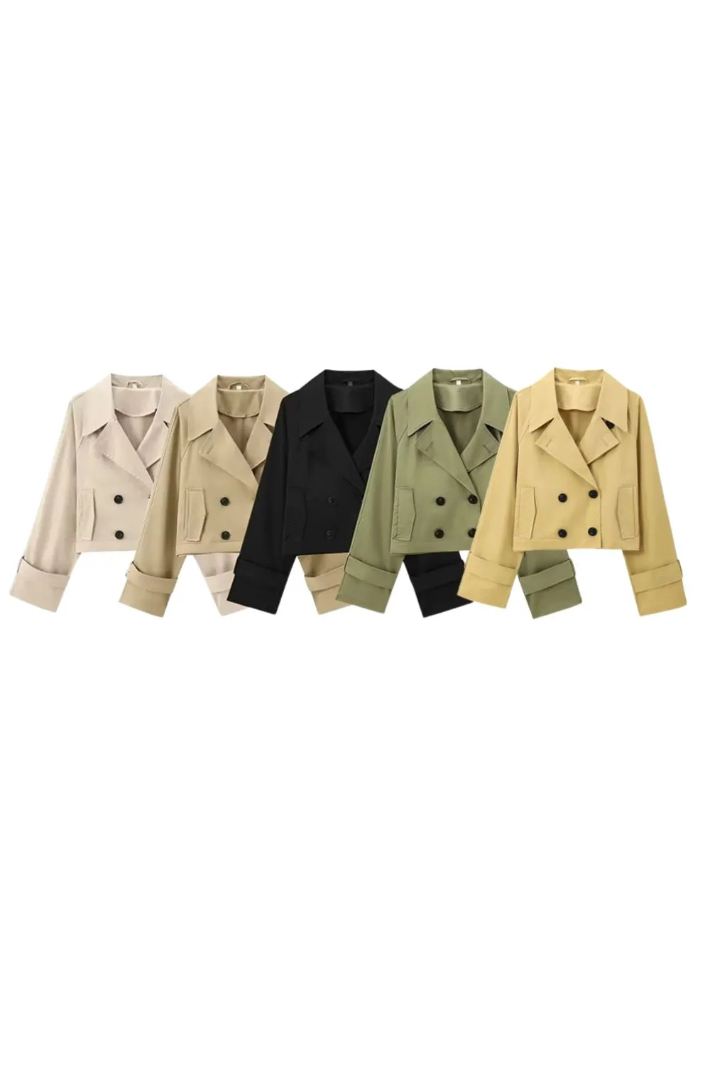 ‘Daisy’ Trench-Style Short Jacket