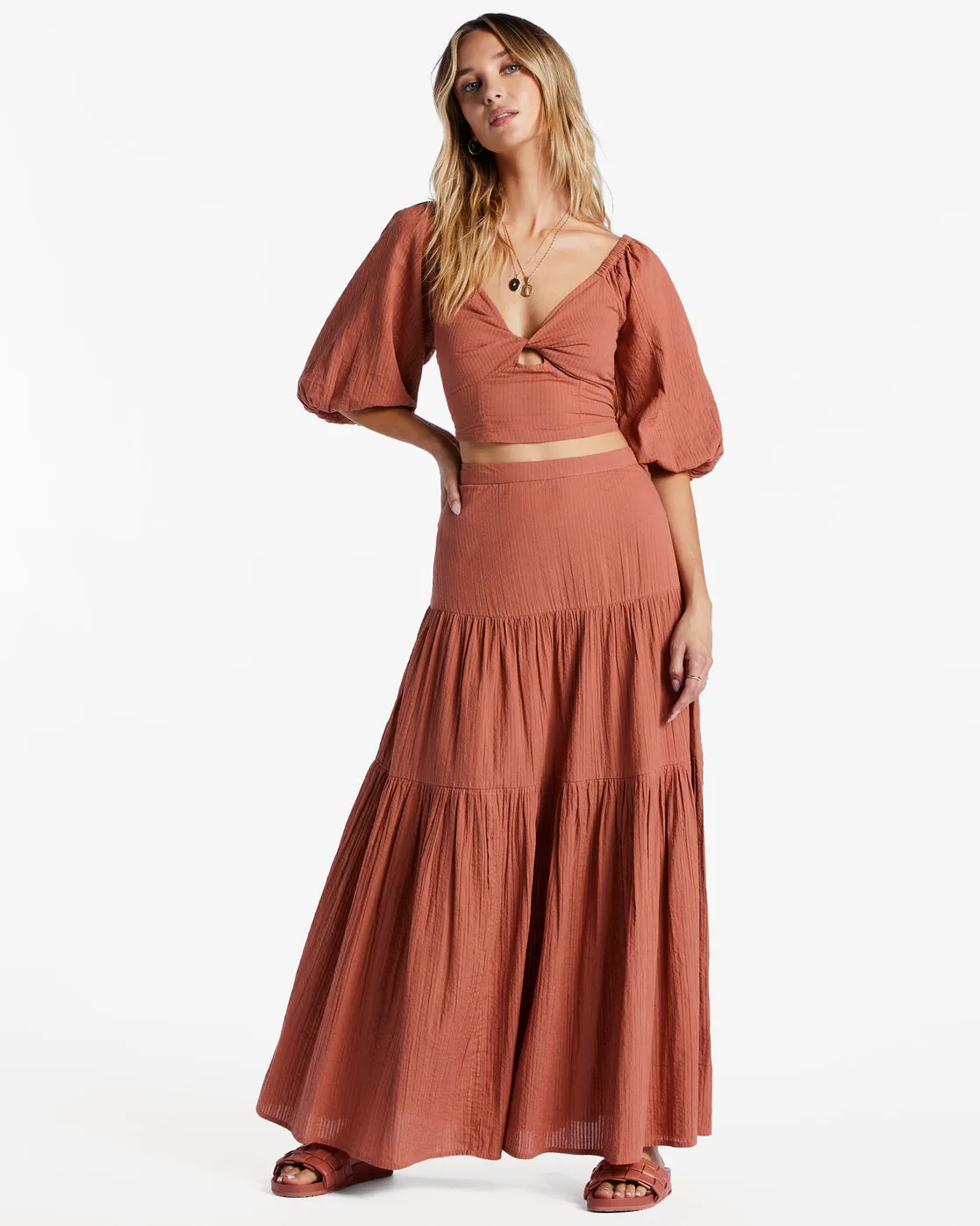 Del Sole Maxi Skirt - Sweet Tea