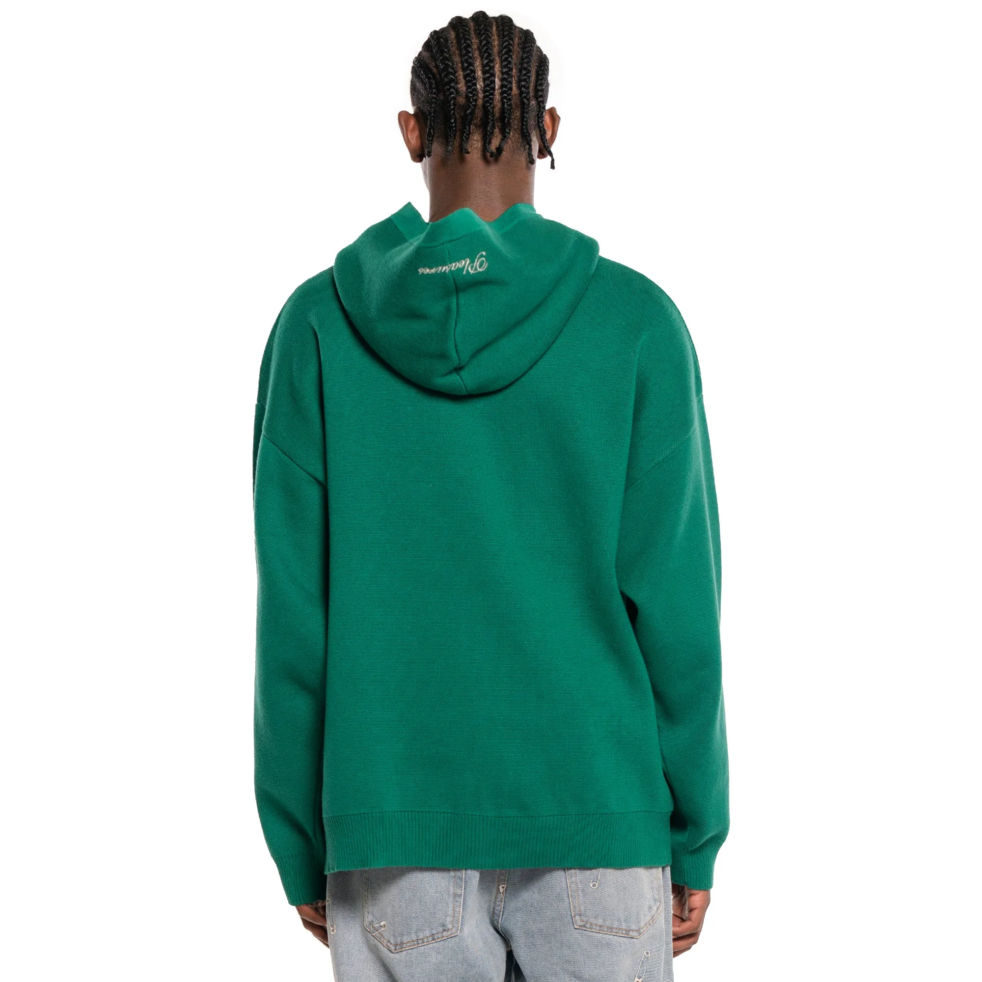 DELIVERED JACQUARD KNIT HOODIE