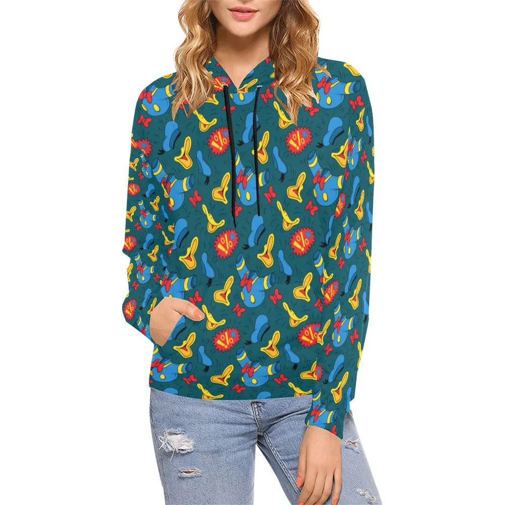 Disney Donald Duck Quack Hoodie for Women