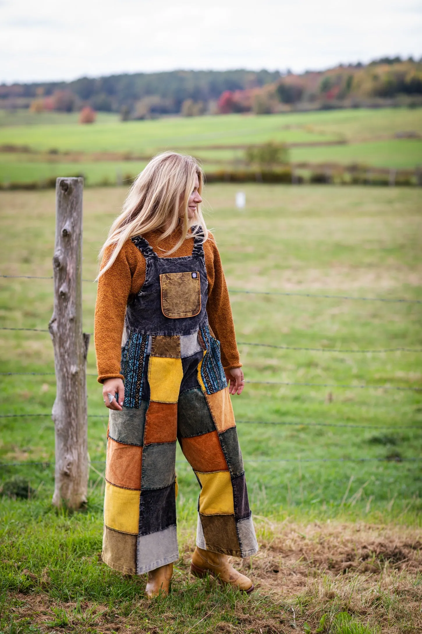 Ditya Patchwork Corduroy Jumper