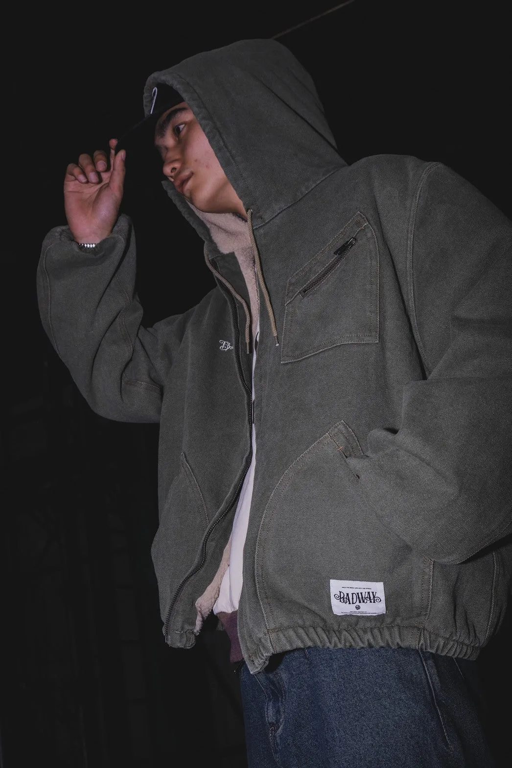 duck hoodie jacket