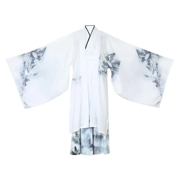 Eagle Print Hanfu Robe / Long