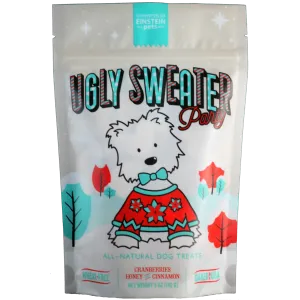 Einstein Pets Ugly Sweater Party Dog Treats 5 oz